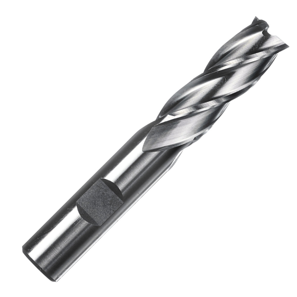 HSS 4FL END MILL: 3/4X1/2