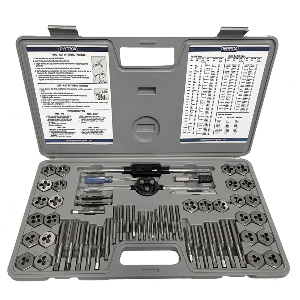 CS METRIC/NC/NF TAP/DIE SET (60)