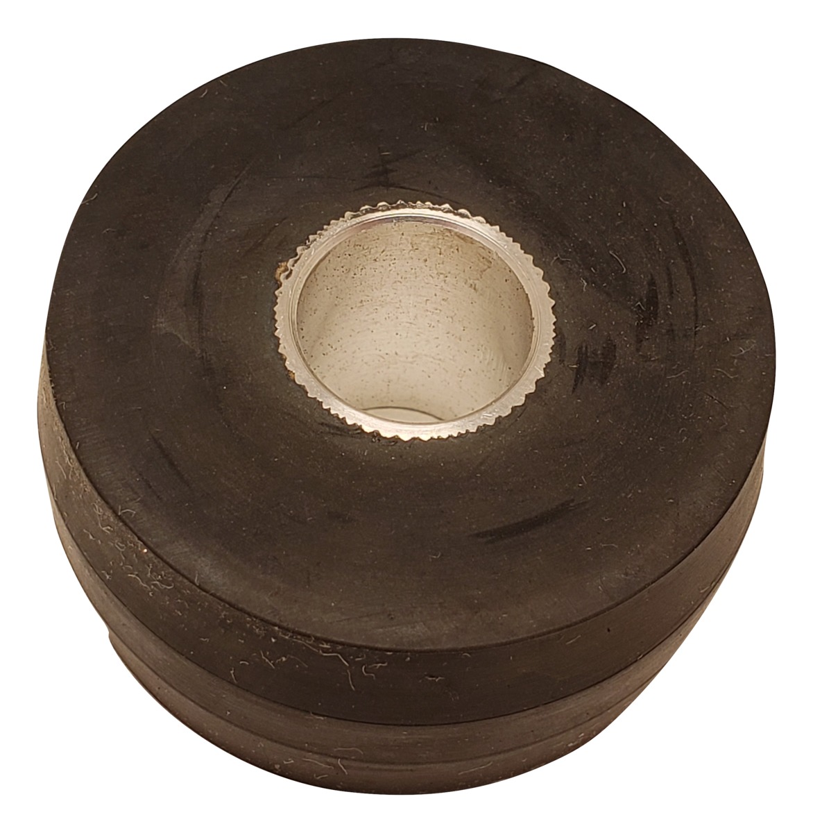 Contact Wheel, 2" Dia. x 1" W x 5/8" I.D., Crown Face, 80 D Rubber