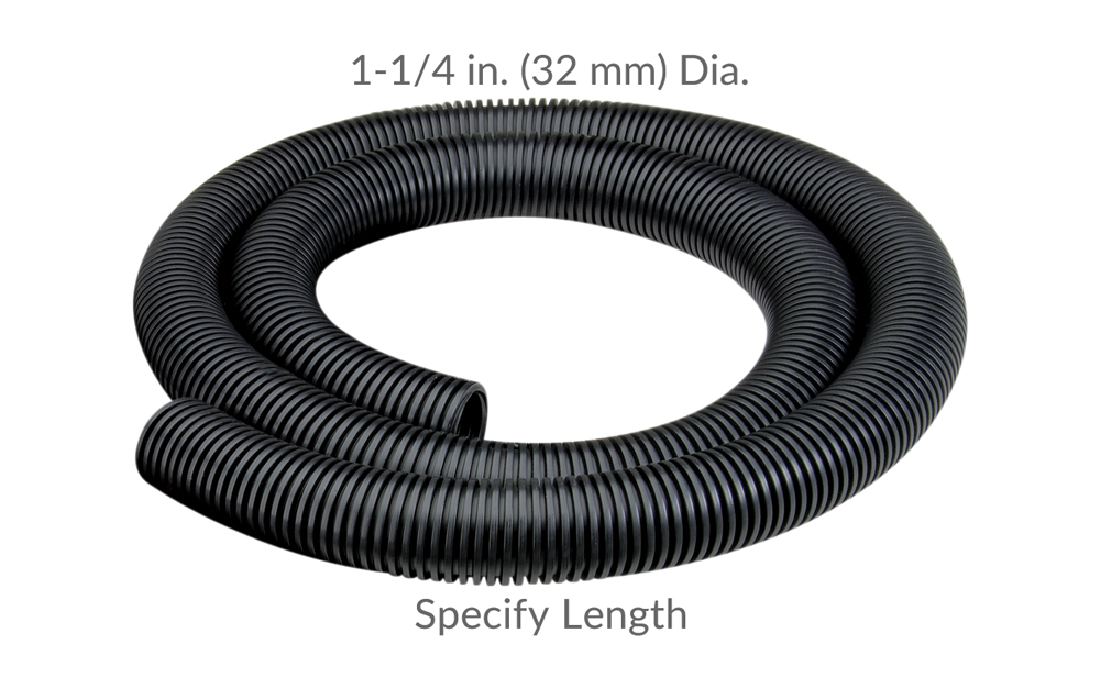 1 1/4" (32 mm) Static Conductive Hose, Black