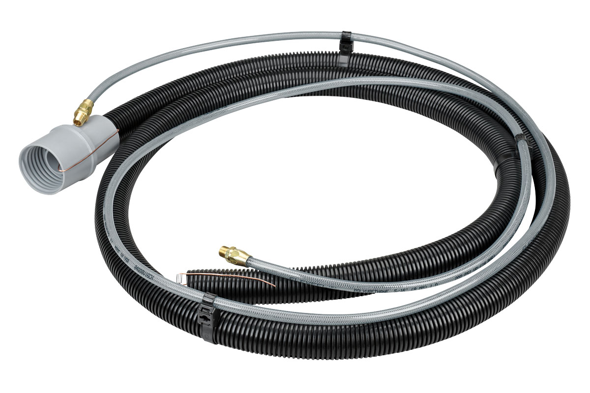 3 Meter Conductive Coaxial Vac Hose Ass'y w/Air Line