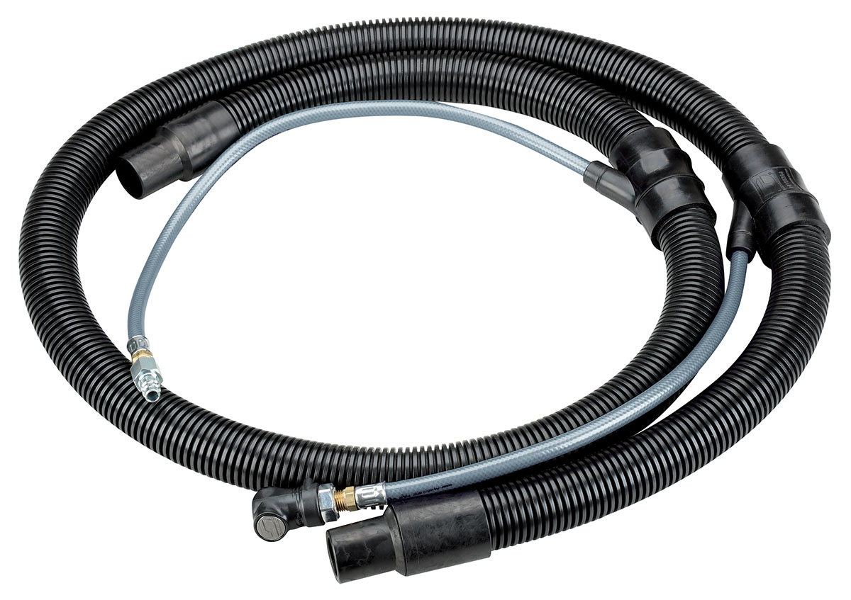 1-1/4" x 8' Coaxial, Conductive Vacuum Hose Assembly