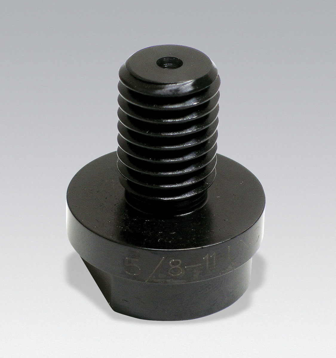 Adaptor Spindle, 5/8"-11, Cone or Plug