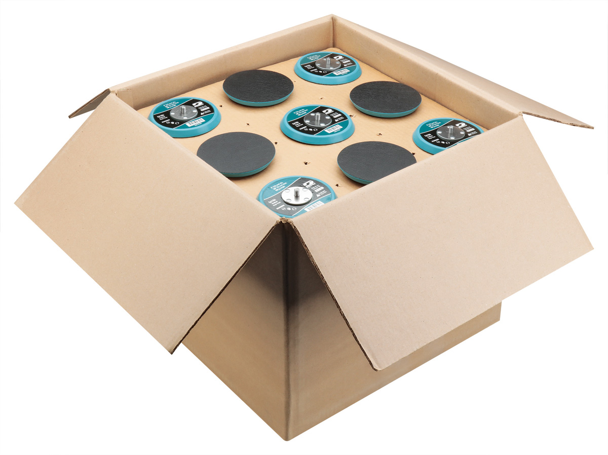 Bulk Packed 5" (127 mm) Dia. Non-Vacuum Disc Pad, Vinyl-Face, Must Order in Quantities of 180