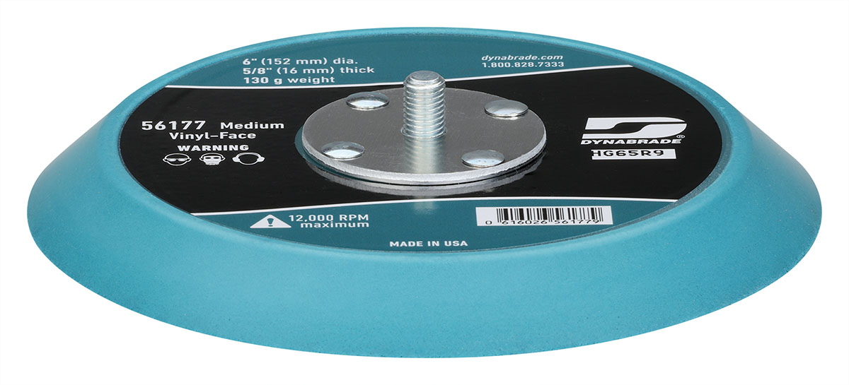 6" (152 mm) Dia. Non-Vacuum Disc Pad, Vinyl-Face