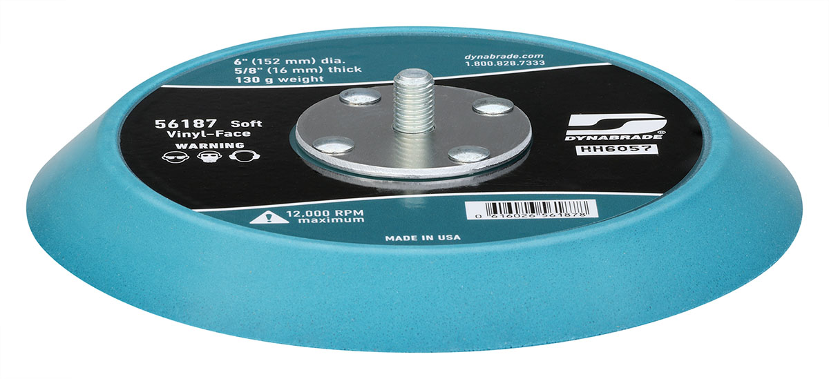 6" (152 mm) Dia. Non-Vacuum Disc Pad, Vinyl-Face