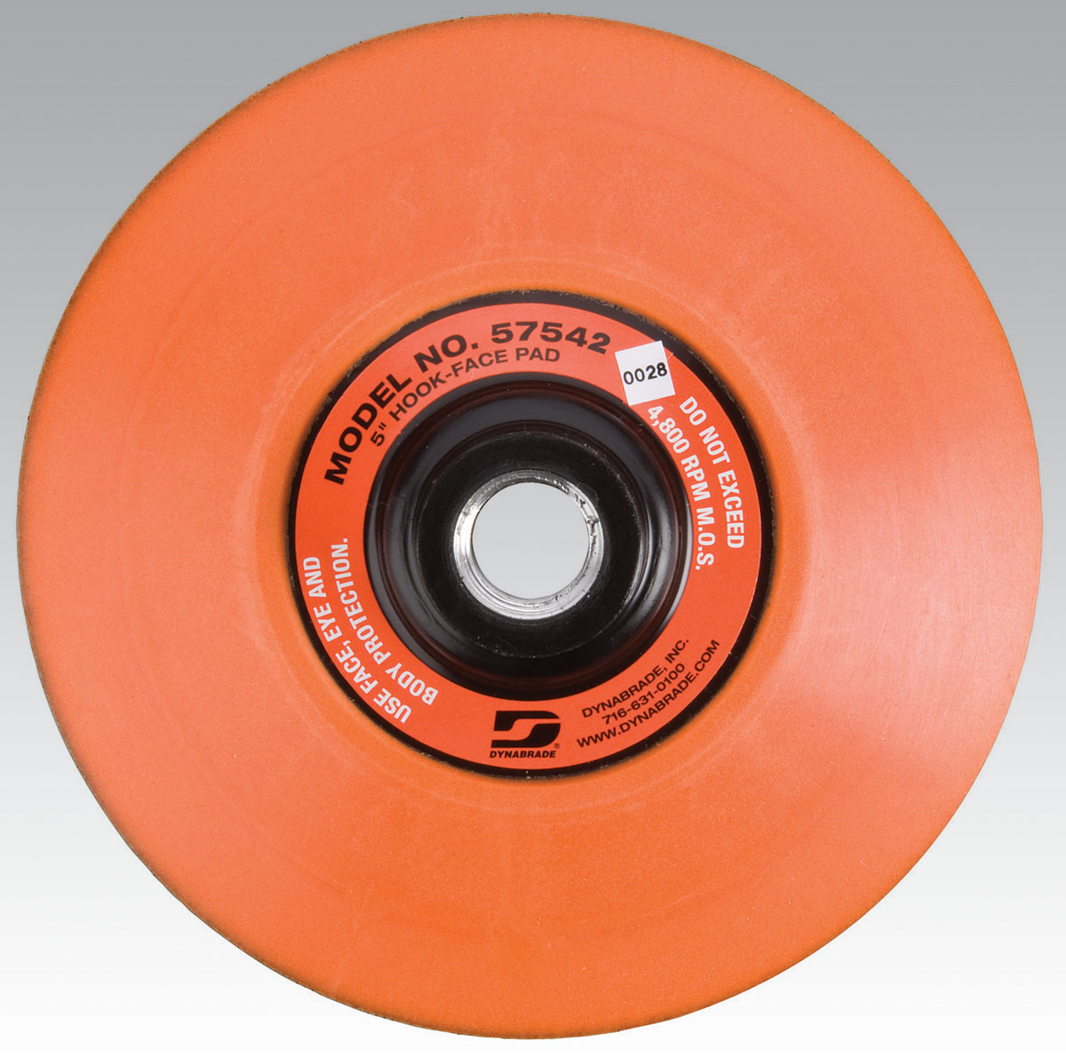 5" (127 mm) Dia. Non-Vacuum Disc Pad