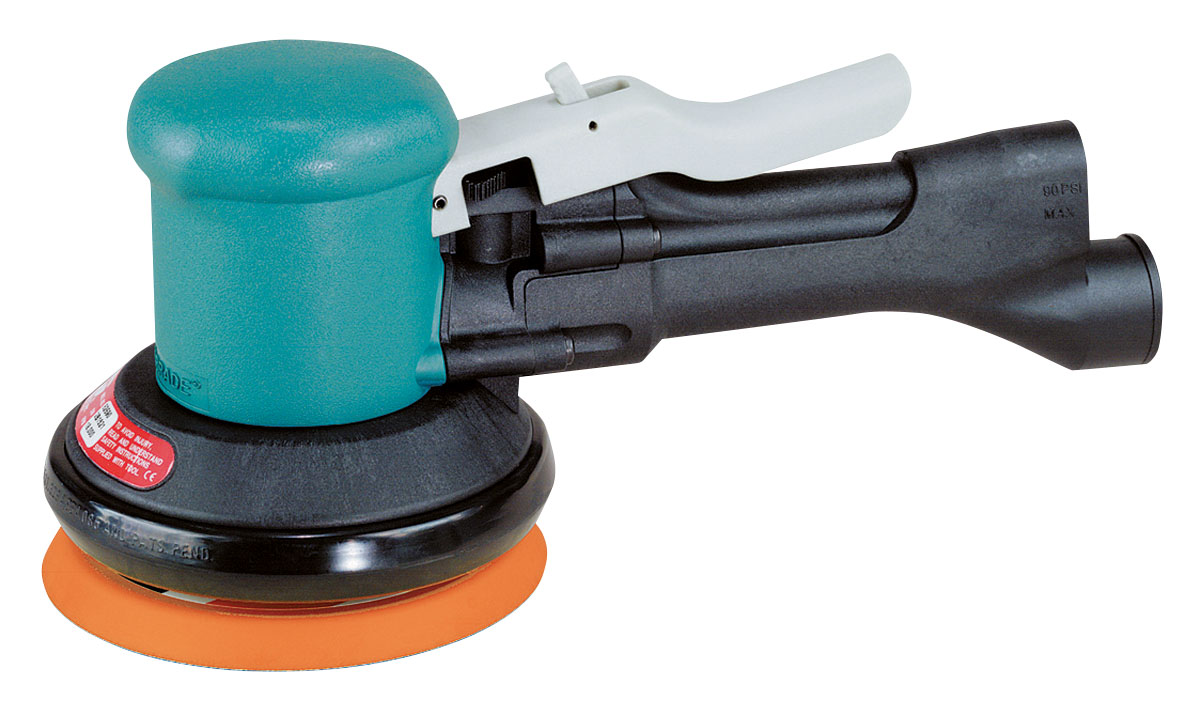 5" (127 mm) Dia. Two-Hand Dynorbital Random Orbital Sander, Self-Generated Vacuum