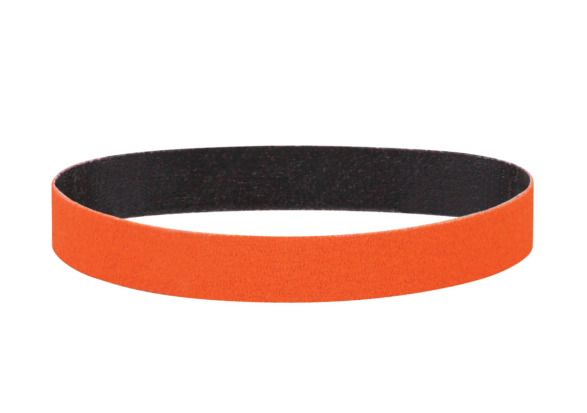 1" (25 mm) W x 18" (457 mm) L 120 Grit DynaCut Premium Ceramic Belt