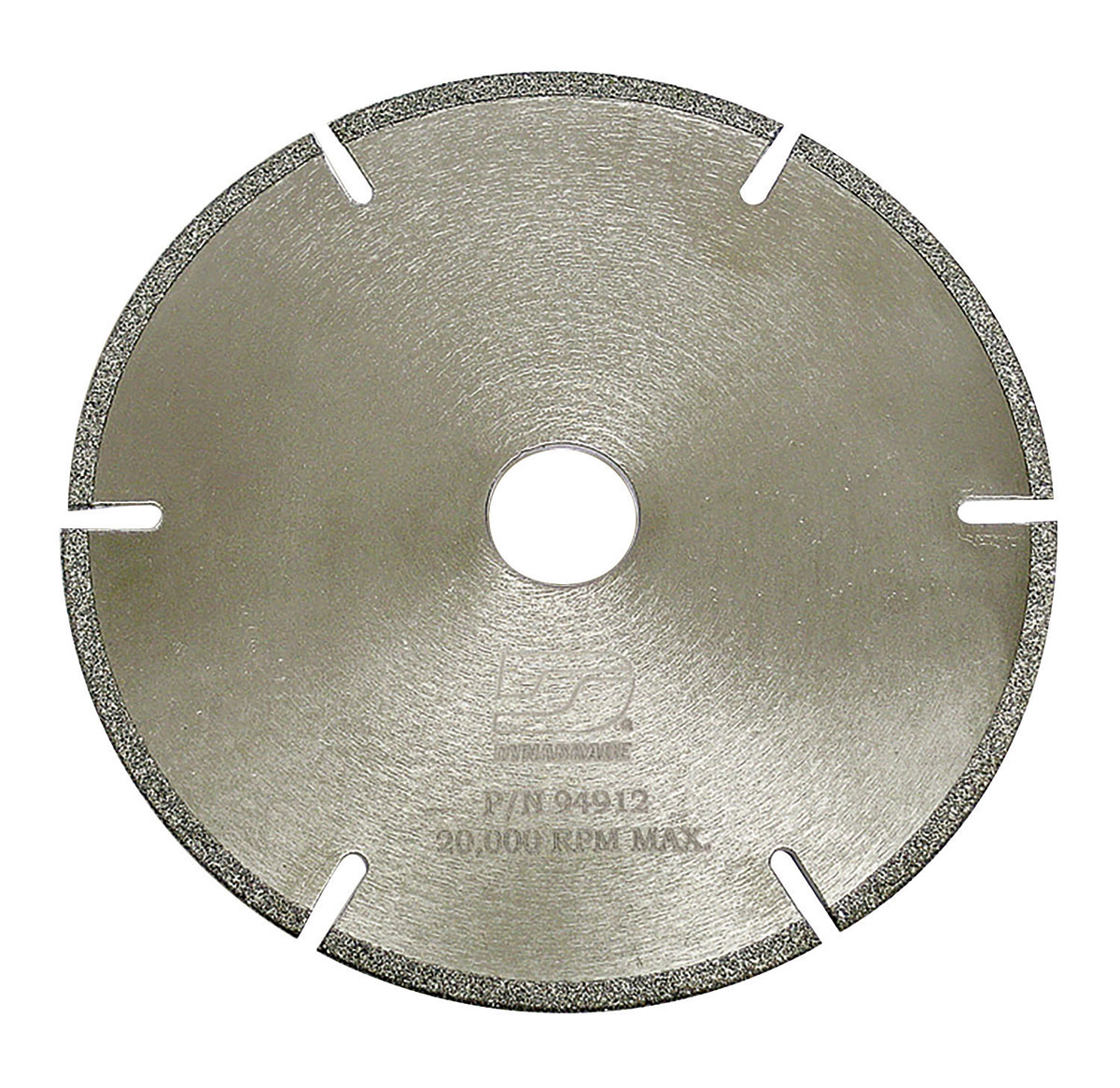4-1/2" (114 mm) Dia. x 3/8" (10 mm) CH 40/50 Grit Gulleted/Slotted Diamond Cut-Off Wheel