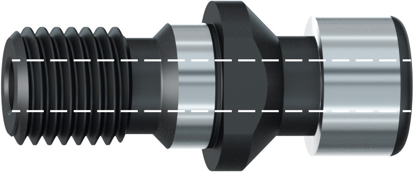 FPC Pull Stud - SK 40 - With Clamp Groove