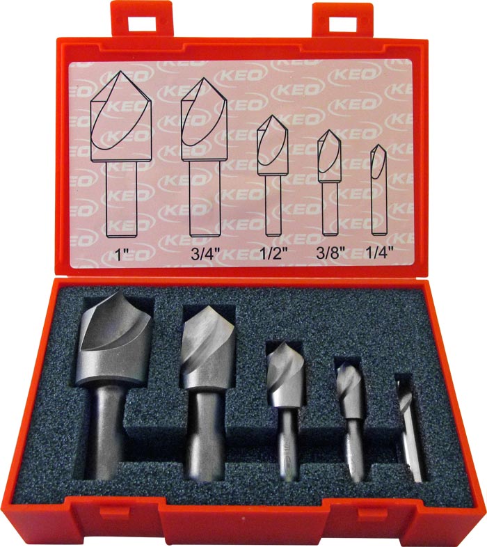 100° KEO SGL FLUTE COUNTERSINK SET CO