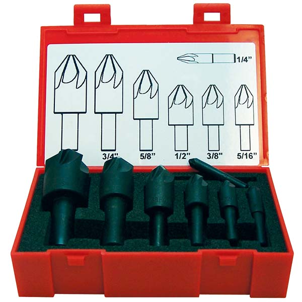 120° KEO 6-FLT COUNTERSINK SET