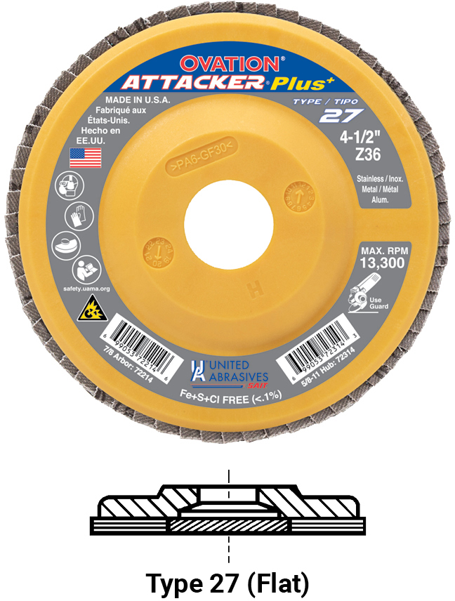 OVAT ATTACKER+ 4-1/2x7/8 40X