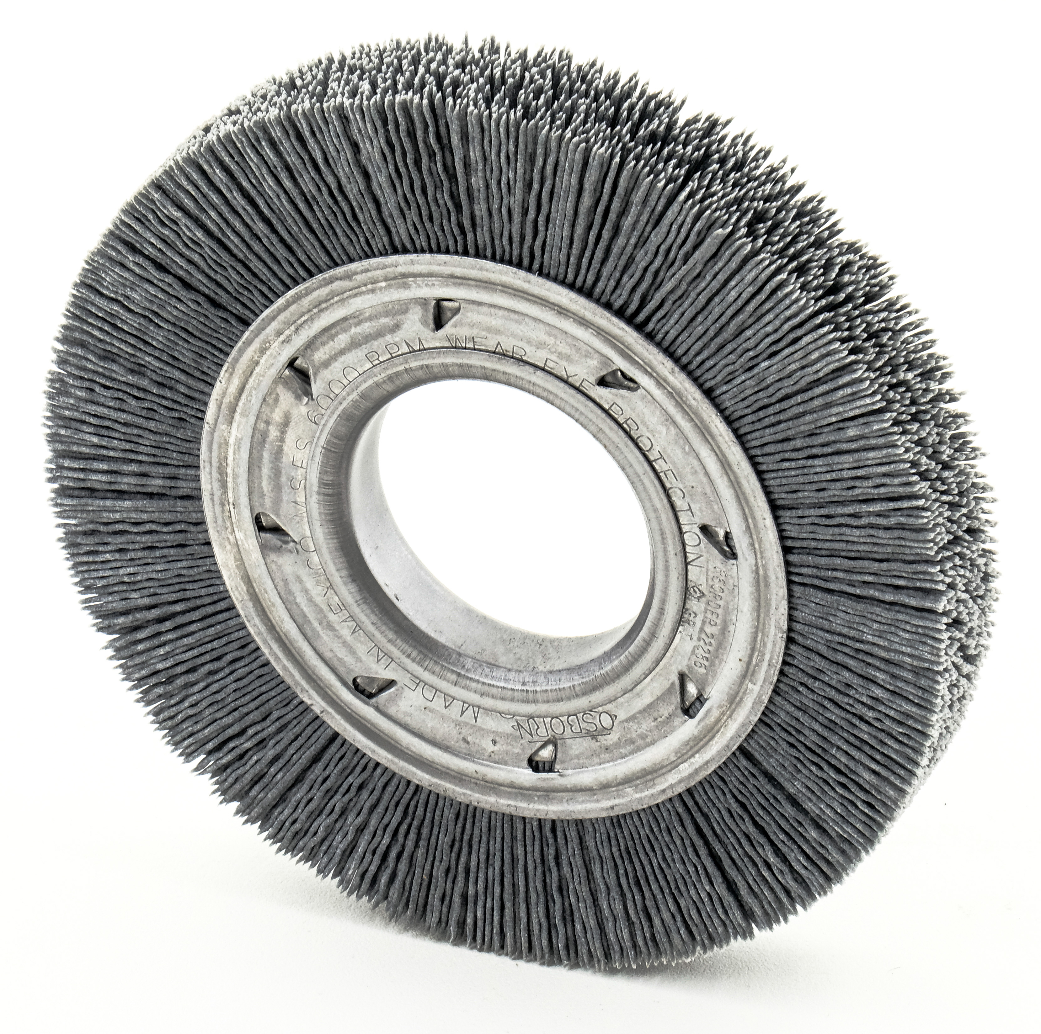 6" 120X NYLON BRUSH WHEEL